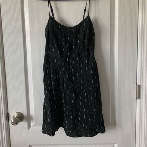 Black (and white) summer dress